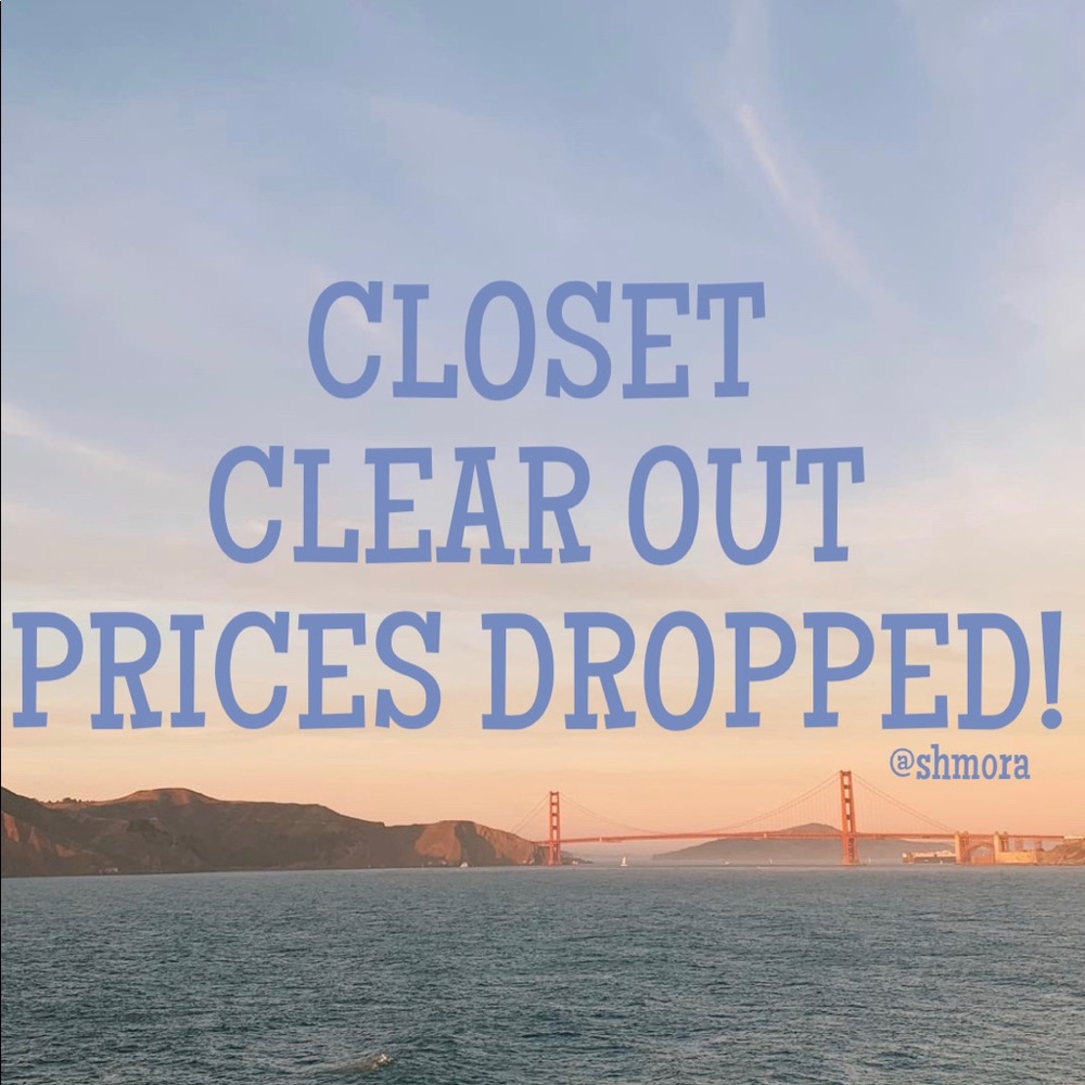 CLEARING MY CLOSET! ACCEPTING REASONABLE OFFERS 💖
